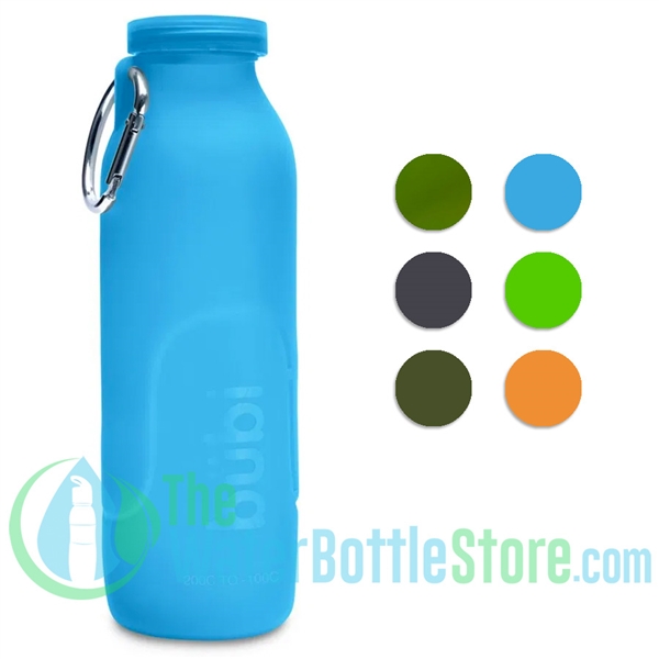 Bübi 35 oz 1 Liter Collapsible Silicone Reusable Water Bottle ...