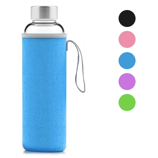 18oz Geo Hot and Cold Glass Bottle
