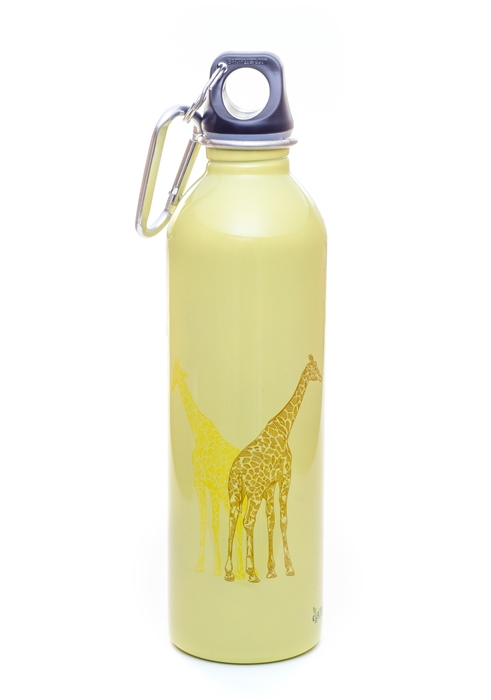 EarthLust 20 oz Giraffe Stainless Steel Metal Water Bottle ...