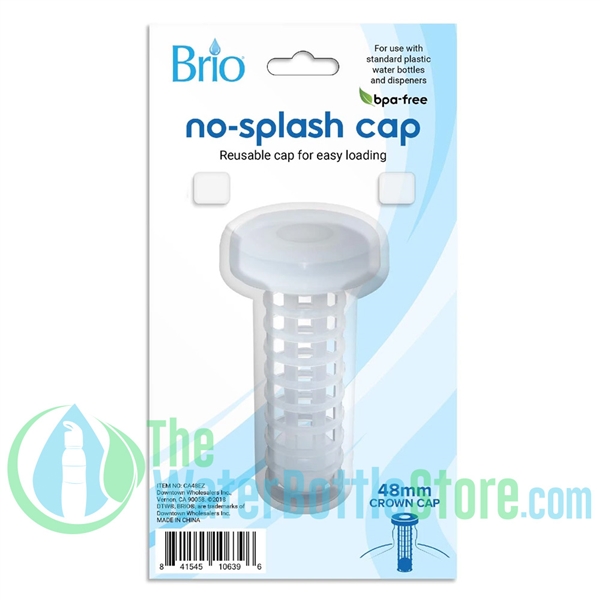 No-Spill Cap for Water Bottle