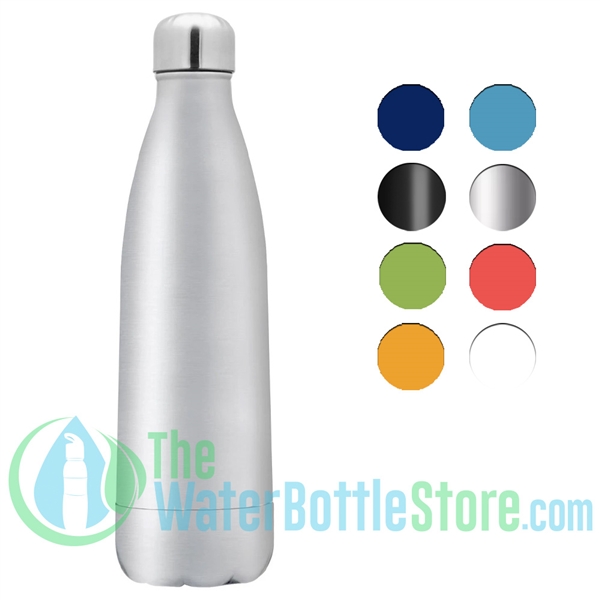 500ml Powder Coated Insulated Water Bottle, Double Wall Reusable