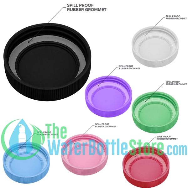 48mm Replacement Caps | Tops for Reusable Plastic Water Bottles ...